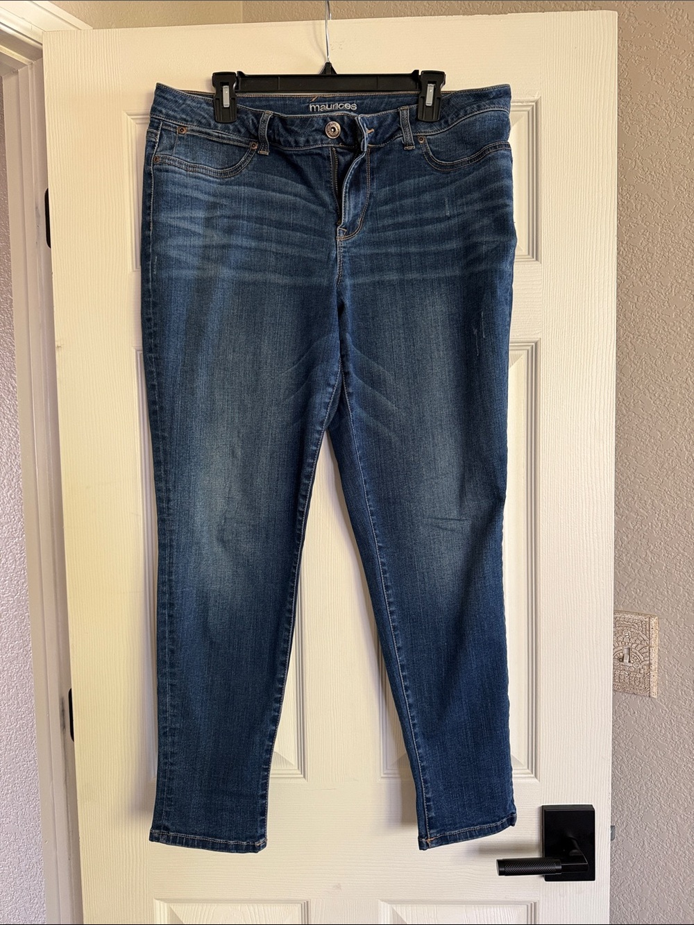Maurices Dark Blue Stretch Skinny Jeggings